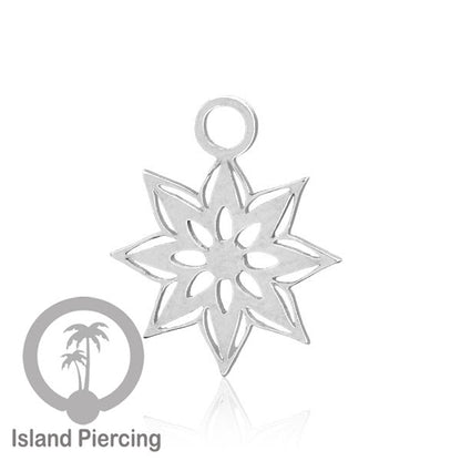 Body Jewelry Charm, liotin kecil, Stainless charm, steel charm, bracelet charm, warna silver.