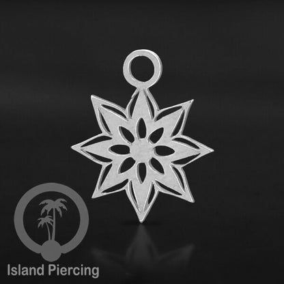 Body Jewelry Charm, liotin kecil, Stainless charm, steel charm, bracelet charm, warna silver.