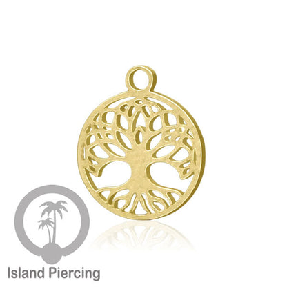 Body Jewelry Charm, liotin kecil, Stainless charm, steel charm, bracelet charm, warna gold.