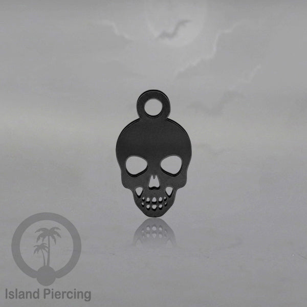Body Jewelry Charm Stainless Liotin model Halloween Gothic jewelry warna hitam, tengkorak sihir peti...