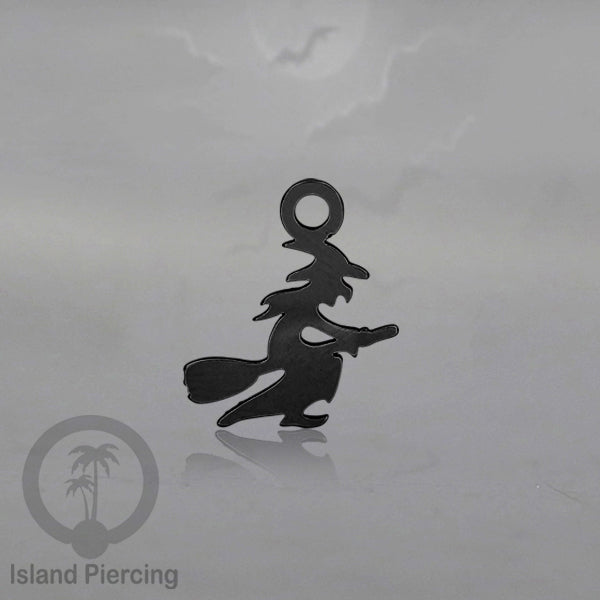 Body Jewelry Charm Stainless Liotin model Halloween Gothic jewelry warna hitam, tengkorak sihir peti...