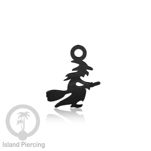 Body Jewelry Charm Stainless Liotin model Halloween Gothic jewelry warna hitam, tengkorak sihir peti...