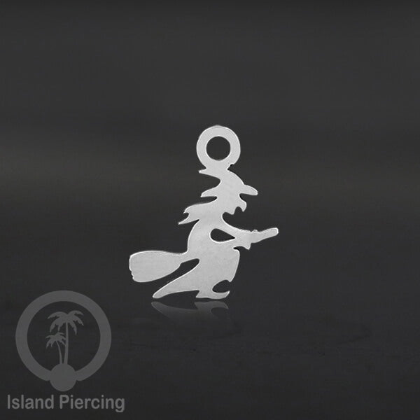 Body Jewelry Charm Stainless Liotin model Halloween Gothic jewelry warna silver, tengkorak sihir peti...