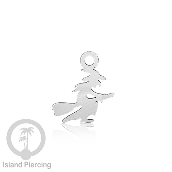 Body Jewelry Charm Stainless Liotin model Halloween Gothic jewelry warna silver, tengkorak sihir peti...
