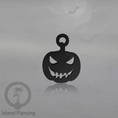 Body Jewelry Charm Stainless Liotin model Halloween Gothic jewelry warna hitam, tengkorak sihir peti...