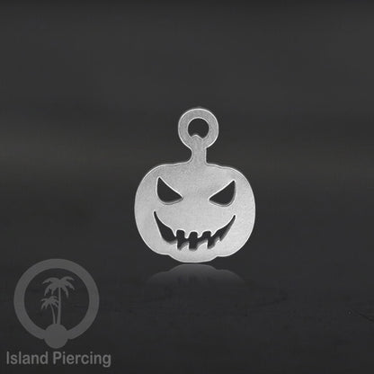Body Jewelry Charm Stainless Liotin model Halloween Gothic jewelry warna silver, tengkorak sihir peti...