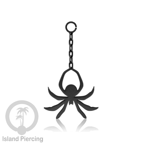 Body Jewelry Charm Stainless Liotin model Halloween Gothic jewelry warna hitam, tengkorak sihir peti...