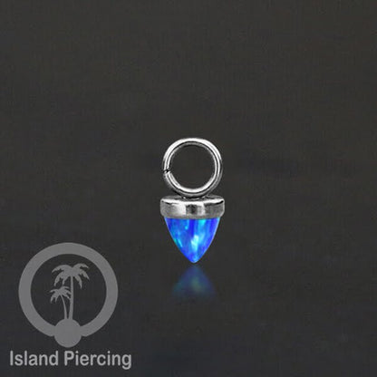 Piercing Charm yang Liotin Stainless kecil warna emas dan silver dengan batu bentuk peluru