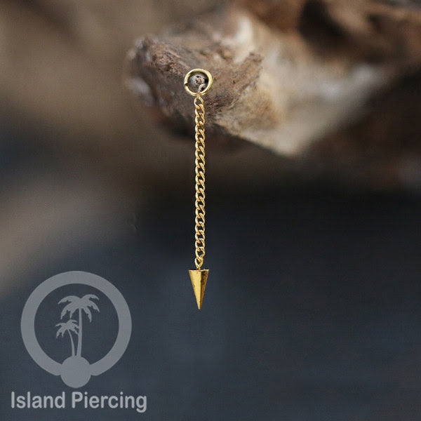 Body Jewelry Charm Chain bisa dekorasi Tindik Perhiasan lain warna gold