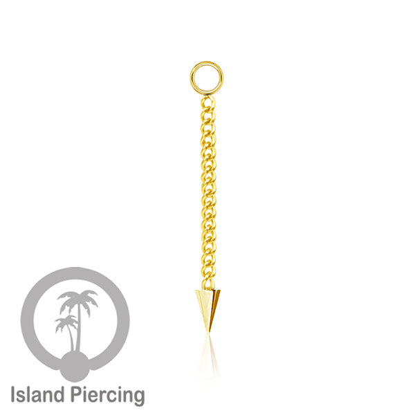 Body Jewelry Charm Chain bisa dekorasi Tindik Perhiasan lain warna gold