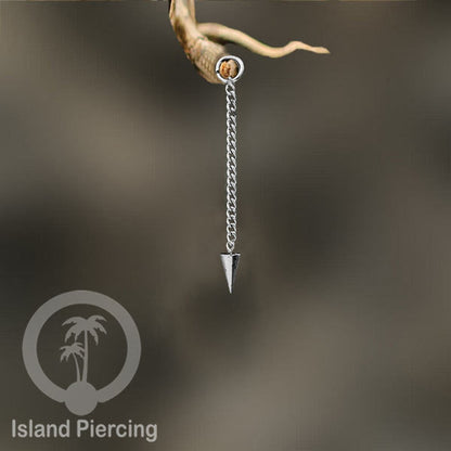 Body Jewelry Charm Chain bisa dekorasi tindik perhiasan lain warna silver