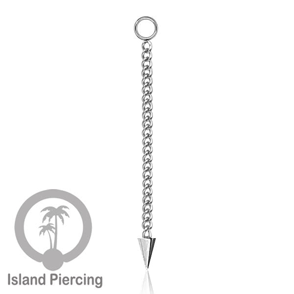 Body Jewelry Charm Chain bisa dekorasi tindik perhiasan lain warna silver