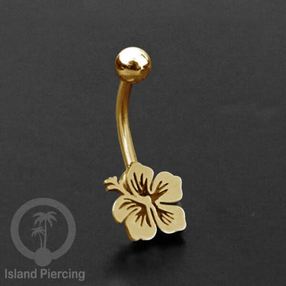 Anting Tindik Pusar Stainless Steel Navel Bar warna silver motif Buddha, Lotus, Kupu Kupu, Bunga...