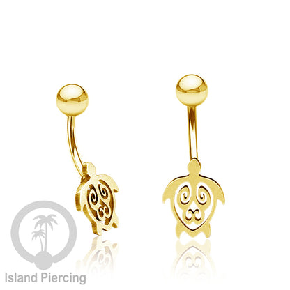Anting Tindik Pusar Stainless Steel Navel Bar warna silver motif Buddha, Lotus, Kupu Kupu, Bunga...