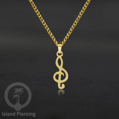Kalung Stainless Necklace Liontin kecil warna Gold motif Ular, Salip, Peti ,Nada, Yogi...
