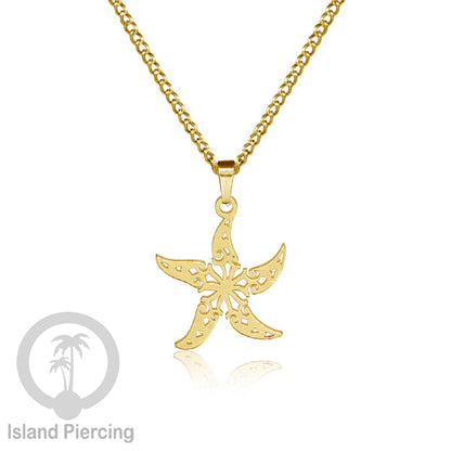 Kalung Stainless Necklace Liontin kecil warna Gold motif Ular, Salip, Peti ,Nada, Yogi...