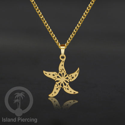 Kalung Stainless Necklace Liontin kecil warna Gold motif Ular, Salip, Peti ,Nada, Yogi...