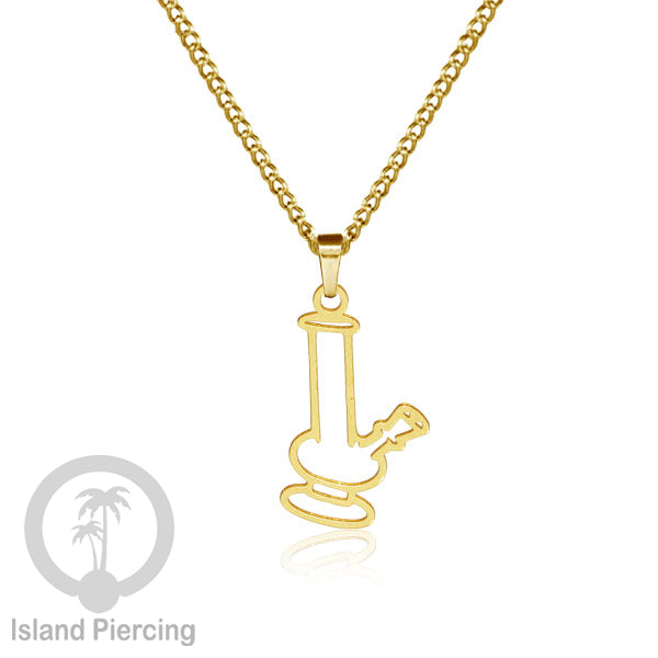 Steel Chain Necklace, kalung stainless Liontin warna Gold. Peace, Anarchy, Spiral, Gecko...