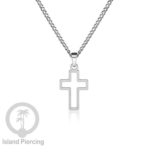 Kalung Liontin Stainless warna silver desain Tree of Life, Hamsa, Salip, Jamur...