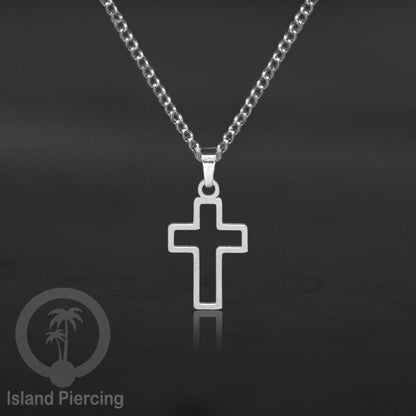 Kalung Liontin Stainless warna silver desain Tree of Life, Hamsa, Salip, Jamur...