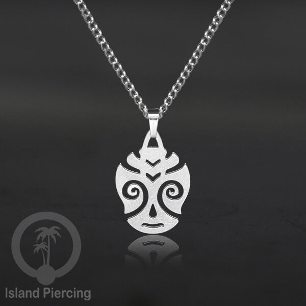 Kalung Liontin kecil Stainless warna Silver motif buddha, Flower of life, Bintang. Steel Necklaces