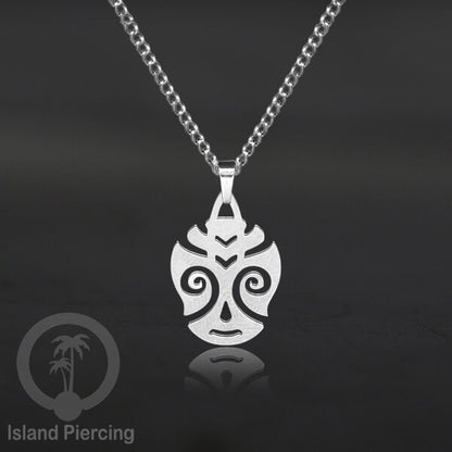 Kalung Liontin kecil Stainless warna Silver motif buddha, Flower of life, Bintang. Steel Necklaces