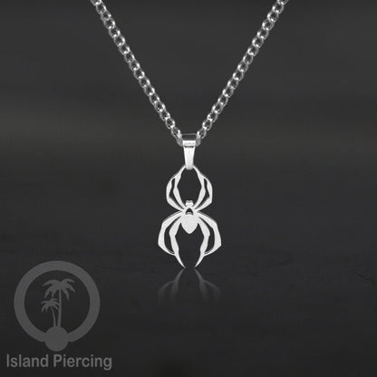 Perhiasan Stainless Kalung Liontin kecil warna Gold  motif Bunga, Dragonfly, Kunci, Fairy, Butterfly, Spider