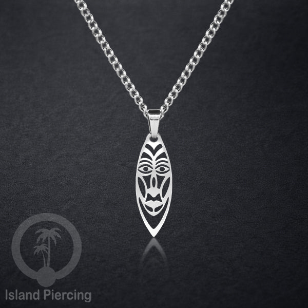 Kalung Stainless dengan Liontin Surf warna Silver. Banyak variasi Bandul Surf Board Necklace