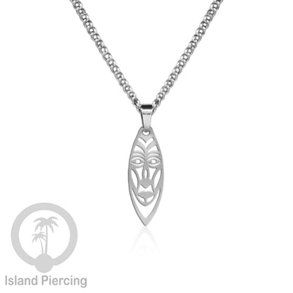 Kalung Stainless dengan Liontin Surf warna Silver. Banyak variasi Bandul Surf Board Necklace