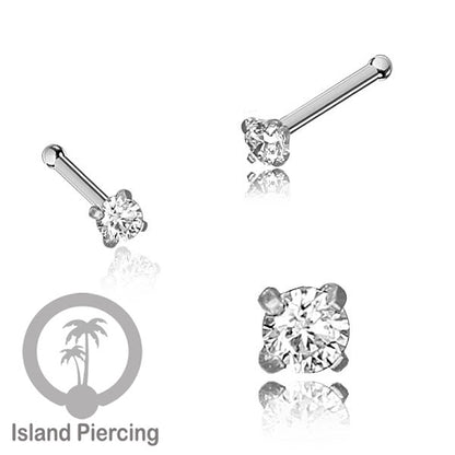 Nose pin piercing jewelry perhIasan hidung warna silver, gold dan rose gold
