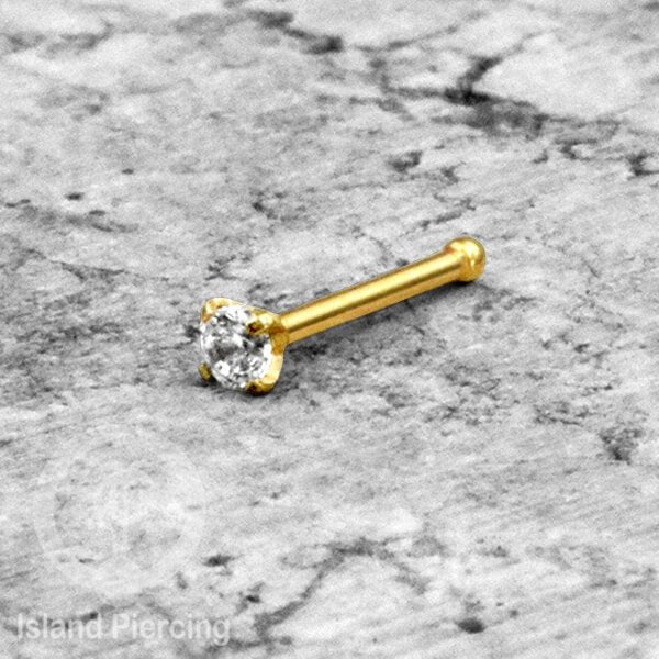Nose pin piercing jewelry perhIasan hidung warna silver, gold dan rose gold