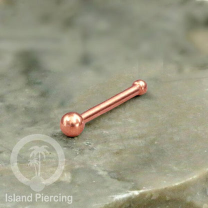 Nose pin piercing jewelry perhIasan hidung warna silver, gold dan rose gold
