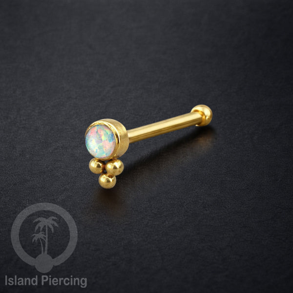 Nose Pin Piercing Jewelry Perhiasan Hidung banyak variasi warna gold dengan Kristal dan Batu
