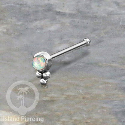 Nose Pin Piercing Jewelry Perhiasan Hidung banyak variasi warna silver dengan Kristal dan Batu