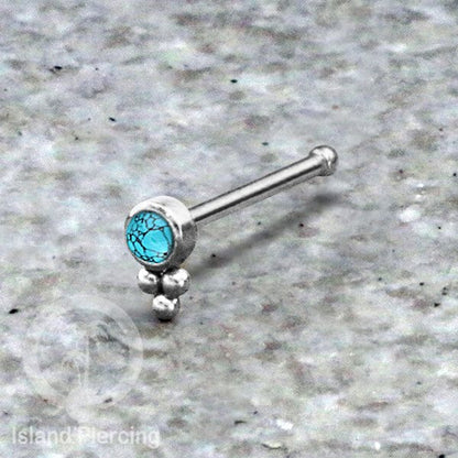 Nose Pin Piercing Jewelry Perhiasan Hidung banyak variasi warna silver dengan Kristal dan Batu