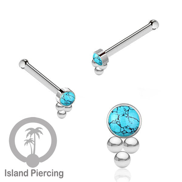 Nose Pin Piercing Jewelry Perhiasan Hidung banyak variasi warna silver dengan Kristal dan Batu