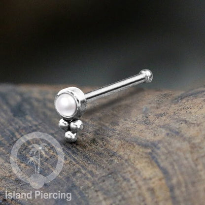 Nose Pin Piercing Jewelry Perhiasan Hidung banyak variasi warna silver dengan Kristal dan Batu
