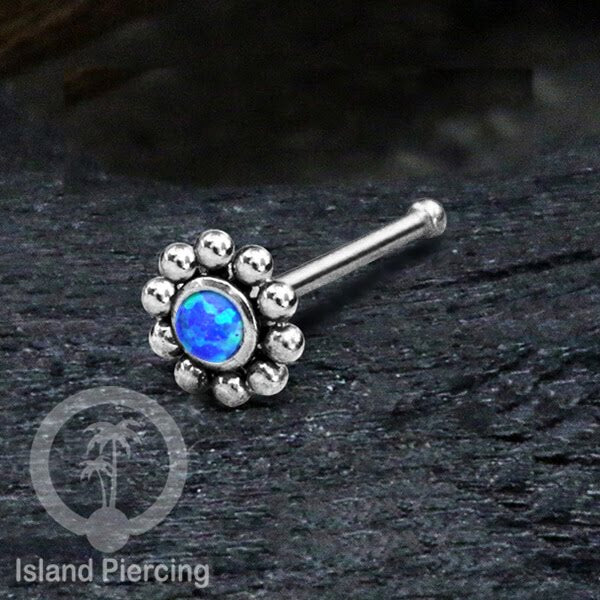 Nose Pin Piercing Jewelry Perhiasan Hidung banyak variasi warna silver dengan Kristal dan Batu