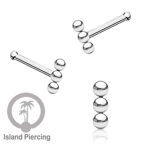 Nose Pin Piercing Jewelry Perhiasan Hidung banyak model istimewa warna silver