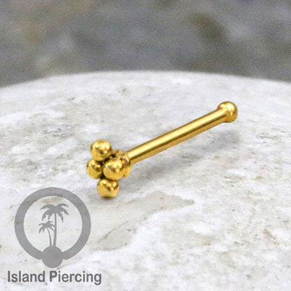 Nose Pin Piercing Jewelry Perhiasan Hidung banyak model istimewa warna gold