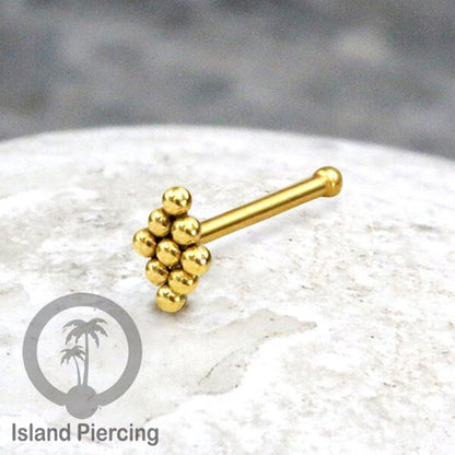 Nose Pin Piercing Jewelry Perhiasan Hidung banyak model istimewa warna gold