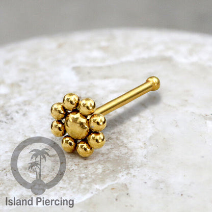 Nose Pin Piercing Jewelry Perhiasan Hidung banyak model istimewa warna gold