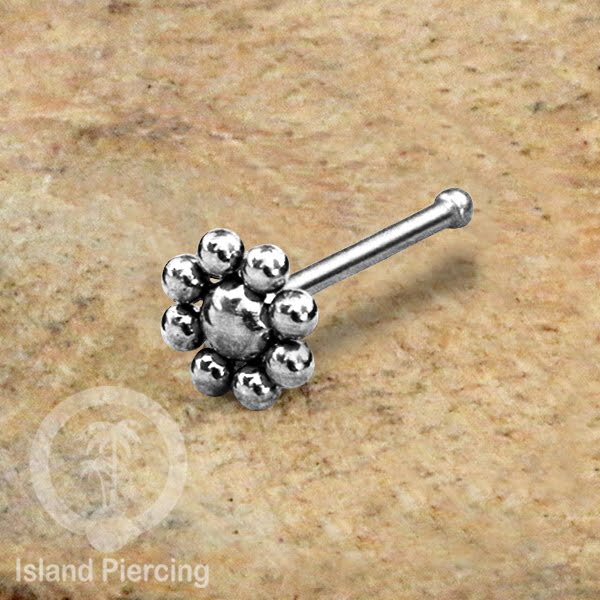 Nose Pin Piercing Jewelry Perhiasan Hidung banyak model istimewa warna silver