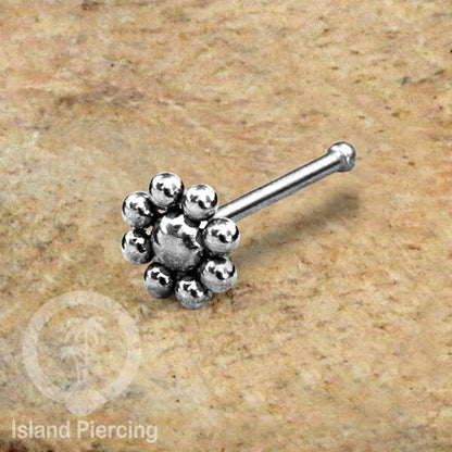 Nose Pin Piercing Jewelry Perhiasan Hidung banyak model istimewa warna silver