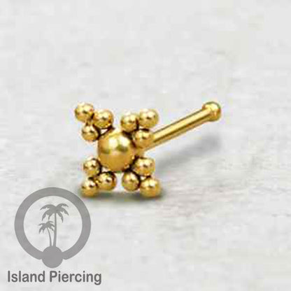 Nose Pin Piercing Jewelry Perhiasan Hidung banyak model istimewa warna gold