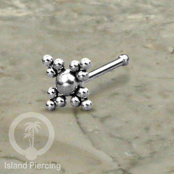 Nose Pin Piercing Jewelry Perhiasan Hidung banyak model istimewa warna silver