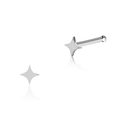 Nose Pin Piercing Jewelry Perhiasan Hidung warna silver byk pilihan motif menarik