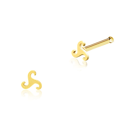 Nose Pin Piercing Jewelry Perhiasan Hidung warna gold byk pilihan motif menarik