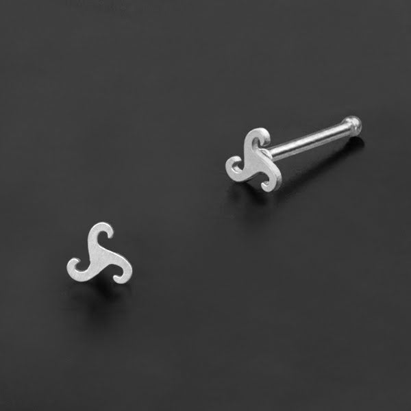 Nose Pin Piercing Jewelry Perhiasan Hidung warna silver byk pilihan motif menarik