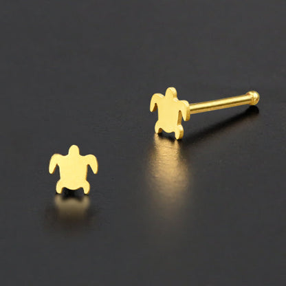 Nose Pin Piercing Jewelry Perhiasan Hidung warna gold byk pilihan motif menarik